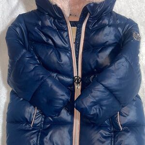 Michael Kors Navy Kids Puffer Jacket